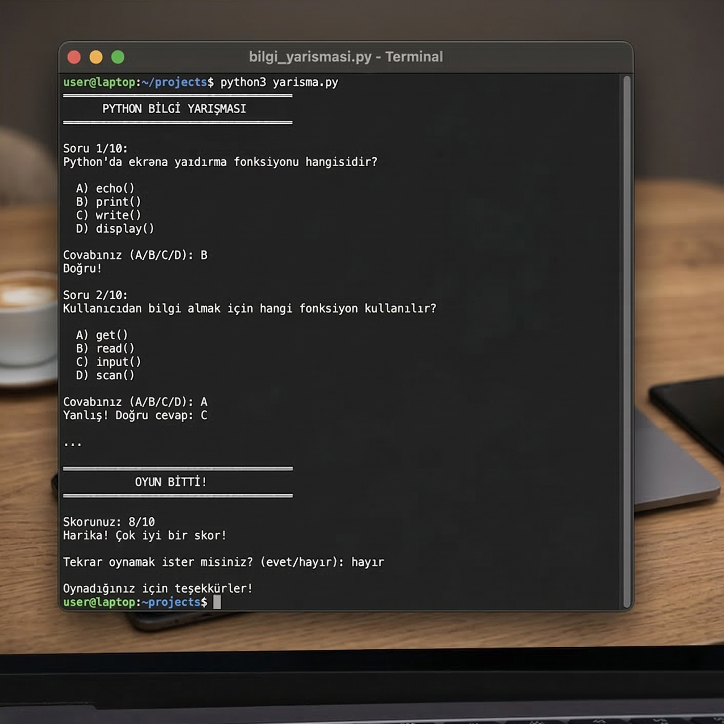 7 Günde Python Programı™: İlk Quiz Uygulamanı Kodla (Sadece 15 Kişilik Kontenjan)