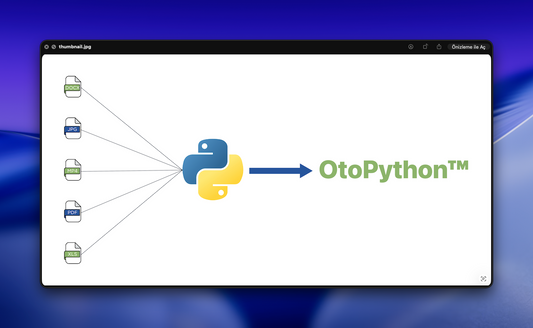 OtoPython™: 7 Günde Somut Sonuç Veren Proje Kiti